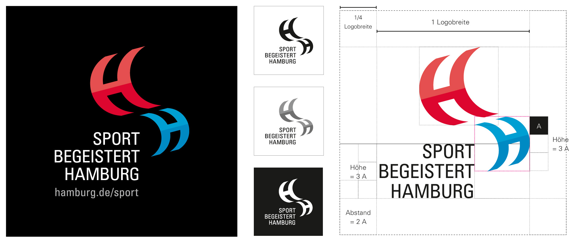 Sportstadt Hamburg Logodesign ©gobasil ~ Agentur für Kommunikation, Hamburg Hannover
